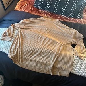 Golden Turtleneck Striped